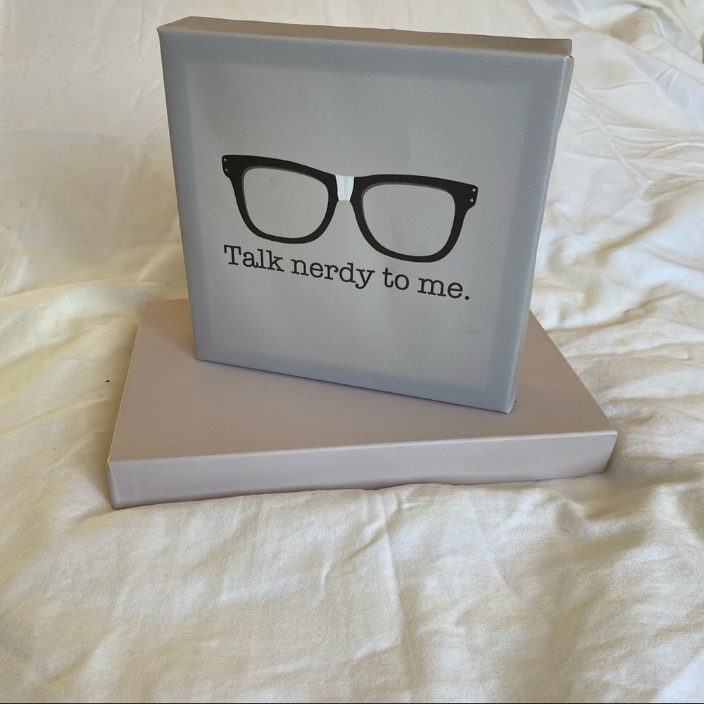 Target "Talk Nerdy to Me" Canvas Wall Art Print 8x8